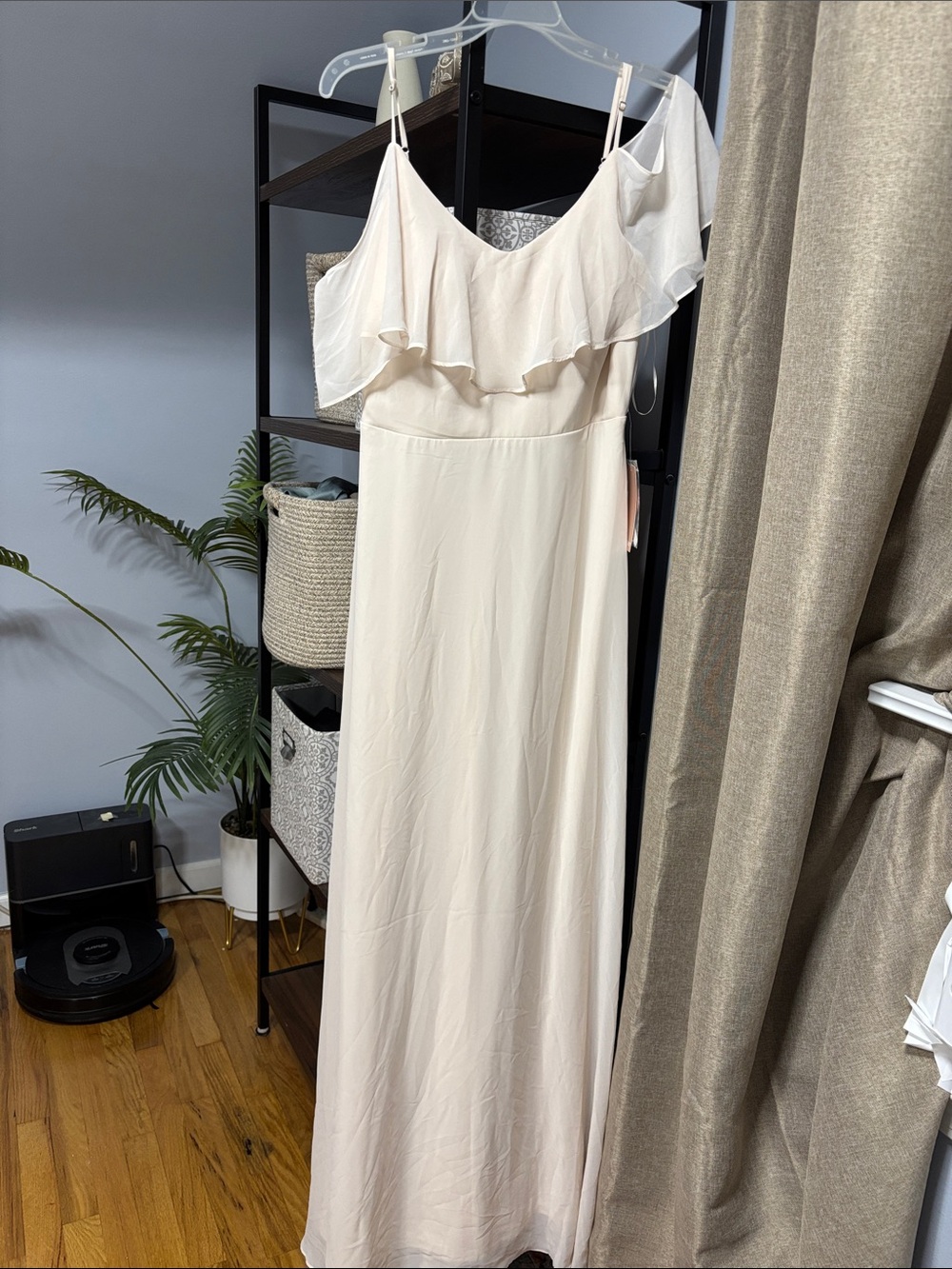 Birdy Grey Jane Ruffle Dress in Champagne